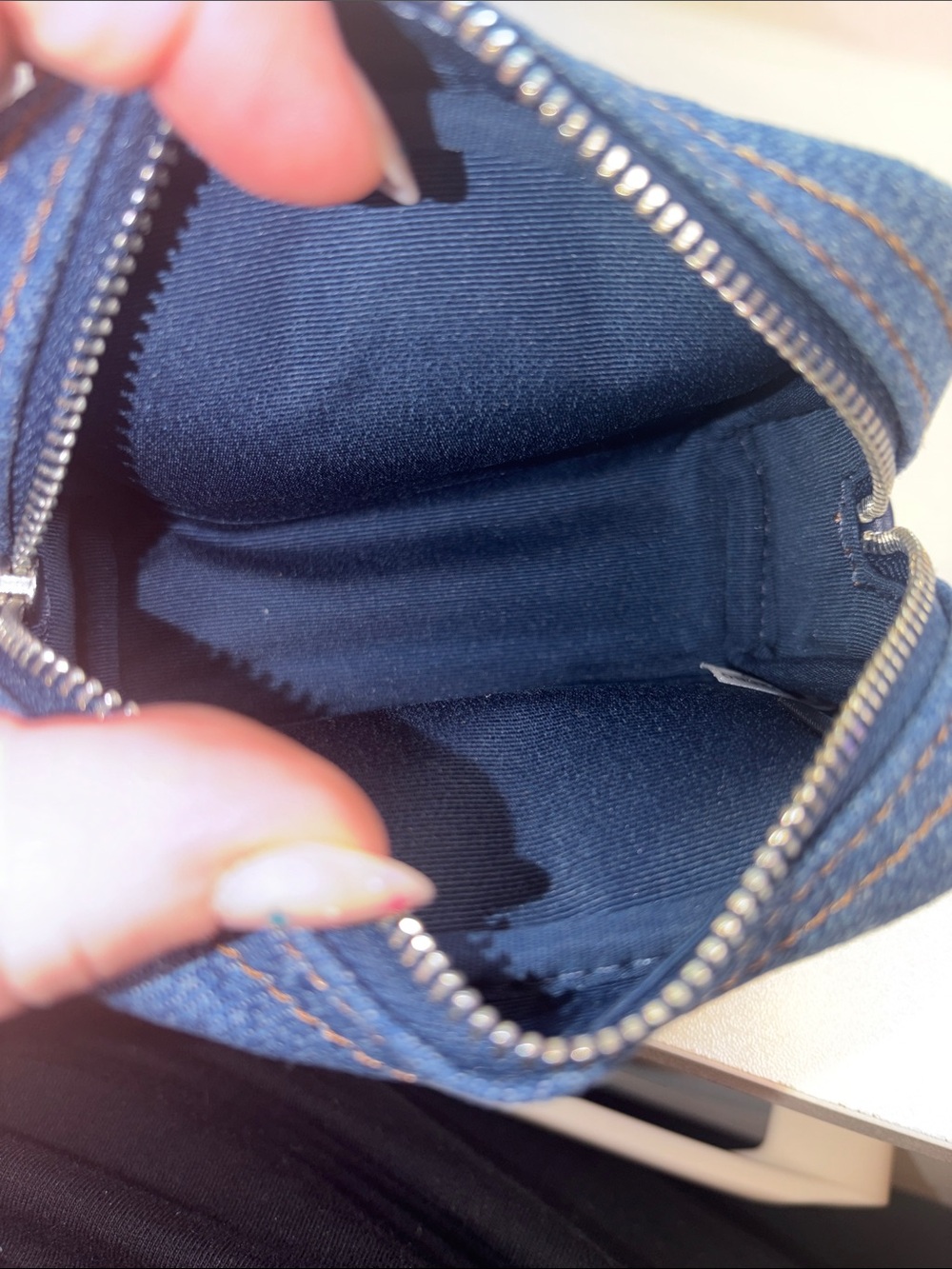 Coach denim pouch wrislet - Picture 6 of 9